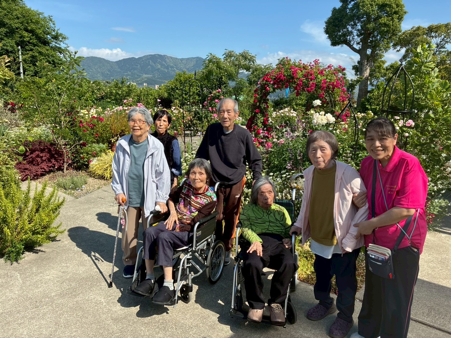 利用者さんの笑顔
